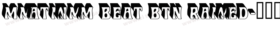 Platinum Beat BTN Raised字体转换